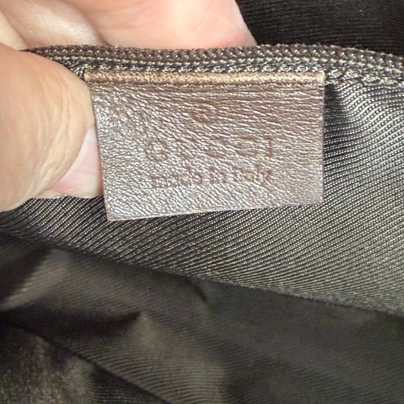 Gucci Brown Monogram Tote Bag with COA - Picture 8 of 13